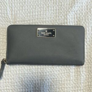 Grey Kate spade wallet